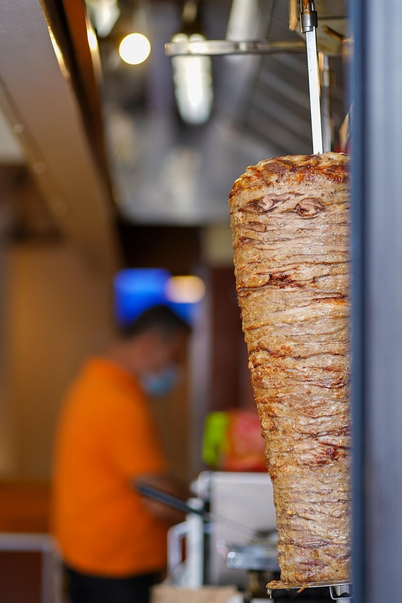 Street food stalls